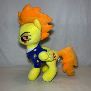 My Little Pony OlyFactory Spitfire Plush 2014 Retired Thunderbolts Uniform RARE